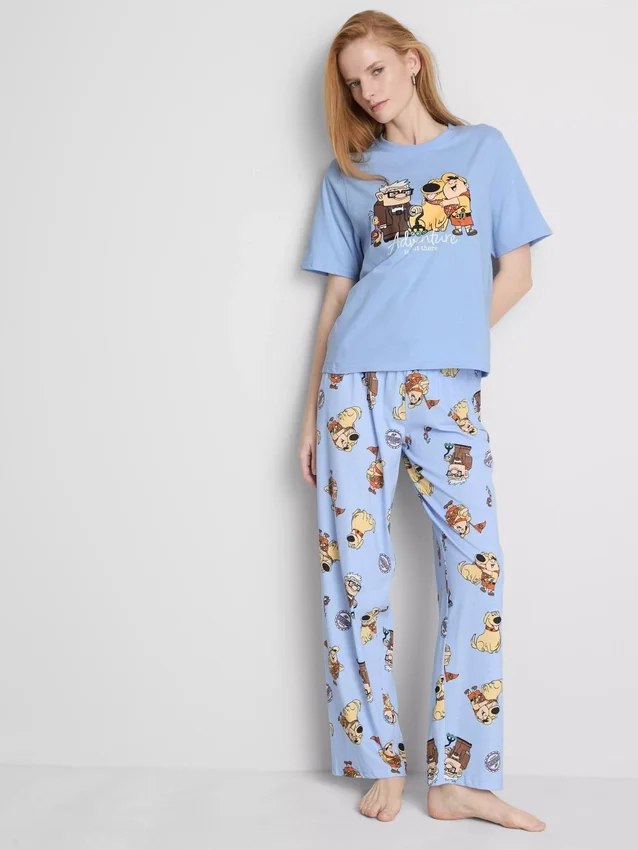 Disney pixar's up cotton printed pajamas