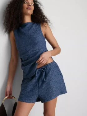 Paula echevarrÃa relaxed crinkle shorts