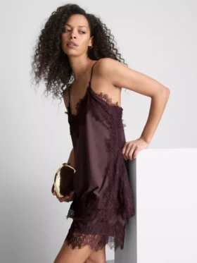 Paula echevarrÃa satin lace-trim cami top