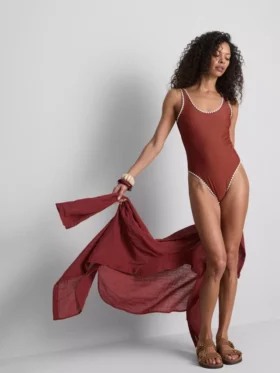 Paula echevarrÃa stitch-detail swimsuit